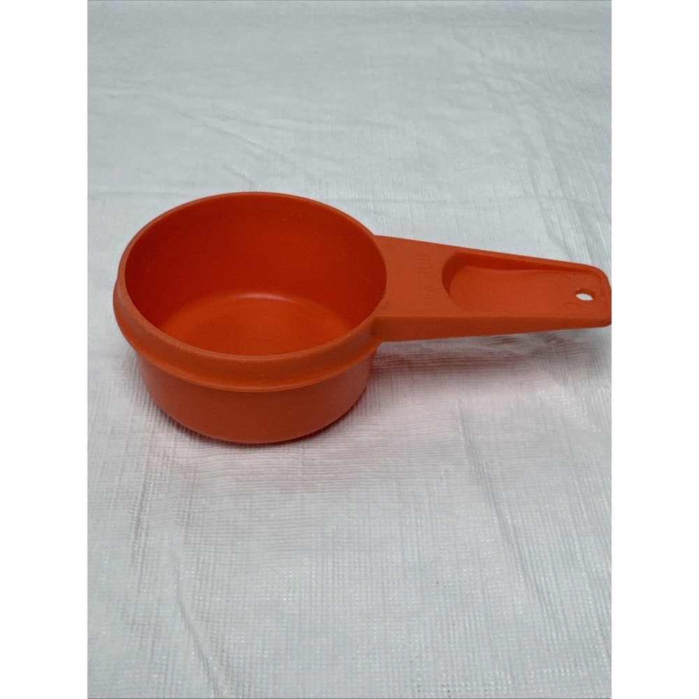 TUPPERWARE Orange 1/3 Cup Measuring Cup 765 Replacement‎ Vintage